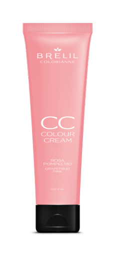 Оцветяващ CC Крем Розово Грейпфрут - Brelil Professional  CC Cream Pink  Grapefruit -150 мл