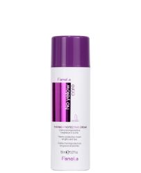 Термо защита за руса коса за неутрализиране на жълти отенъци - Fanola No Yellow Care Thermoprotective Cream 150 мл