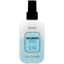 Двуфазен подхранващ спрей с масло от ший - Kemon Haircare Nourish Spray 2Phase 200мл