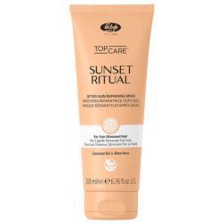 Възстановяваща маска за коса след слънце - Lisap Milano TC Sunset Ritual After-Sun Repairing Mask 200 мл
