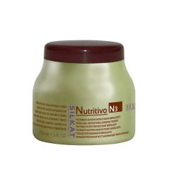 Възстановяваща и подхранваща маска за суха и увредена коса - BES Silkat Nutritivo N3 Mask 500 мл