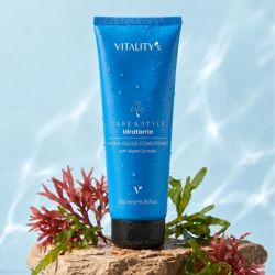 Хидратиращ балсам за блясък с кафяви и червени водорасли - Vitality's Idratante Care&Style Hydra Gloss Conditioner 200 мл
