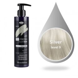 Оцветяваща маска за коса Сребърно  - Lisap ReFresh Color Mask Silver  250 мл