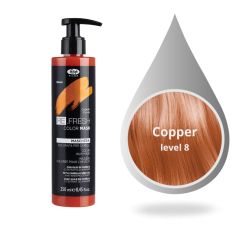 Оцветяваща маска за коса Медно - Lisap ReFresh Color Mask Cooper 250 мл