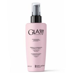Изглаждащ крем за четка и сешоар - Dott. Solari Professional Illuminating cream smooth hair 200  мл