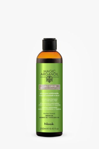Шампоан за еластични къдици с масло от манго, авокадо и арган - Nook Magic Arganoil Curly Forever Reviving Shampoo 250 мл