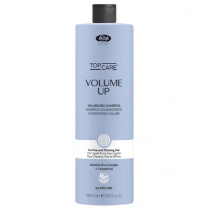 Уплътняващ шампоан за допълнителен обем на тънка коса - Lisap Top Care Volume UpbVolumizing Shampoo 1000 мл