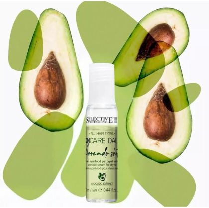 Ампули супер храназа коса- хидратация с авокадо - Selective Professional ONCARE Daily Avocado Shot 12 x 13 мл