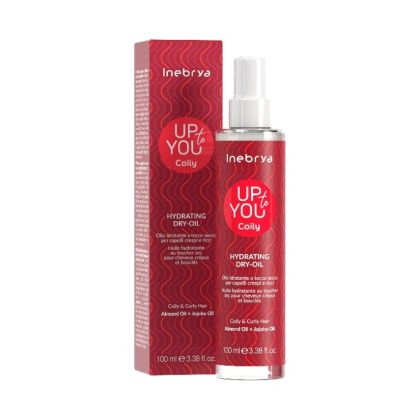 Хидратиращо сухо олио за къдрава коса - Inebrya Up to You Coily Hydrating Dry Oil 100 мл