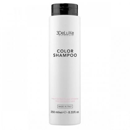 Шампоан за боядисана коса с екстракт от плодове и витамини Ново сияние 3DeLuXe Color Shampoo - 250 мл