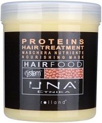 Rolland Маска за коса със соеви протеини и витамини за суха коса UNA HAIR FOOD 1л