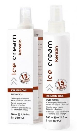 Спрей Кератин 15 в 1 Inebrya-Ace cream Keratin All in one 200 мл.