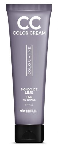 Оцветяващ CC Крем Ледено Русо - Brelil Professional  CC cream Ice Blond -150 мл