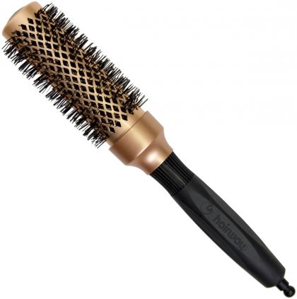 Четка за изсушаване - Hairway Ceramic Brush "Gold Ceramic & Ionic" 33 мм
