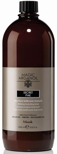 Маска с арган, кератин и макадамия - Nook Magic Arganoil Secret mask 1000 мл