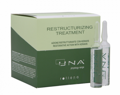 Възстановяващи ампули за суха и изтощена коса - Rolland Una Restructurizing  Treatment 12x10 мл