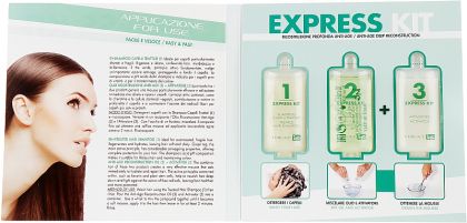 Терапия за възстановяване на косата в три стъпки ( доза ) - Anti-Age Deep Reconstruction Kit ING Professional Treat Express Kit Tower