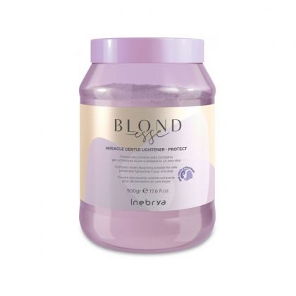 Изсветляваща пудра виолет 7 тона -  Inebrya Blondesse Violet Bleaching Powder 500 гр