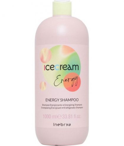 Шампоан против косопад  -Inebrya Ice Cream Energy Shampoo 1000 мл.