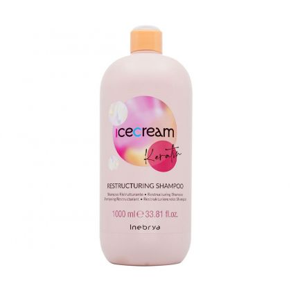 Реструктуриращ шампоан с кератин -  Inebrya-Ace cream Keratin Shampoo 1000 мл.