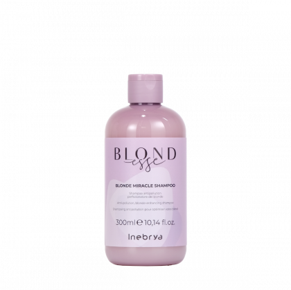 Подсилващ русото шампоан за суха коса - Inebrya Blondesse Blonde Miracle Shampoo 300 мл
