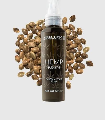 Еликсир с масло от конопено семе - Selective Professional Hemp Sublime Ultimate Luxury Elixir 100 мл