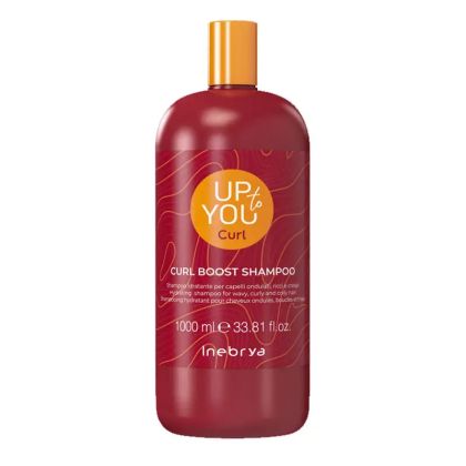 Хидратиращ шампоан за къдрава коса - Inebrya Up To You Curl Boost Shampoo 1000 мл