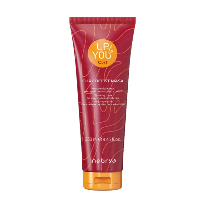 Подхранваща маска за къдрава коса - Inebrya Up To You Curl Boost Mask 250 мл