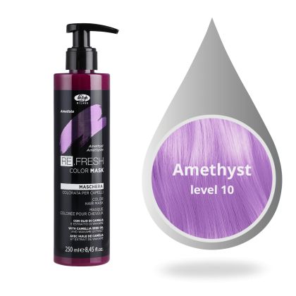 Оцветяваща маска за коса Аметист - Lisap ReFresh Color Mask  Amethyst 250 мл