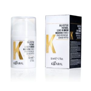 4 минутна възстановяваща маска без изплакване за увредена коса -  Kaaral Extra K Bio-Peptide Thermal Leave-In Mask 50 мл