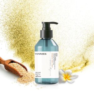 Шампоан за къдрава и чуплива коса със златни частици и монои - Kaaral Maraes Curly Care Shampoo 500 мл