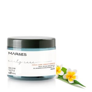 Маска за къдрава и чуплива коса със златни частици и монои - Kaaral Maraes Curly Care Маск  500 мл