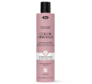Шампоан за удължаване трайността на боядисана коса - Lisap Top Care Color Vibrance Color Protecting Shampoo 250 мл