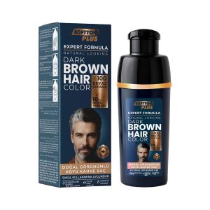 Мъжка боя за коса - Тъмно Кафяво - Softto Plus Expert Formular Hair Color  Dark Brown   400 м