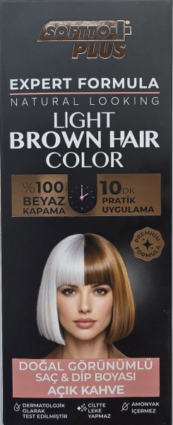 Боя за коса за 10 минути - Светло Кафяво 10 минути - Softtoplus Expert Woman Light Brown 400мл