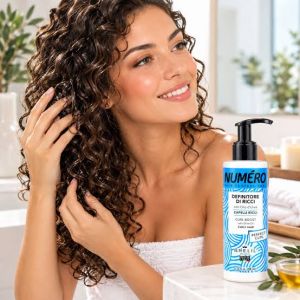 Гел-крем за къдрава и чуплива коса - Brelil Professional  Numero Curl Boost 200 мл
