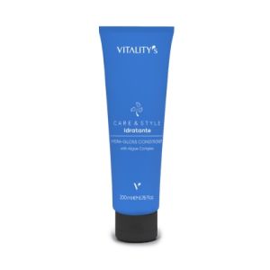 Хидратиращ балсам за блясък с кафяви и червени водорасли - Vitality's Idratante Care&Style Hydra Gloss Conditioner 200 мл