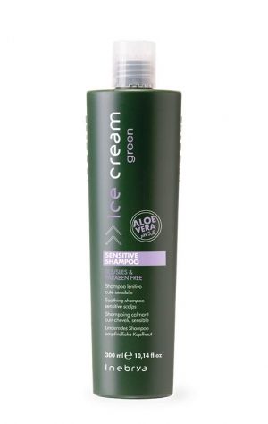 Успокояващ шампоан за чувствителна кожа -  Inebrya Ice Cream Sensitive Shampoo 300 мл