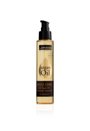 Подхранващо олио с арганово масло за всеки тип коса Lorvenn Argan Oil Daily Care 125 мл