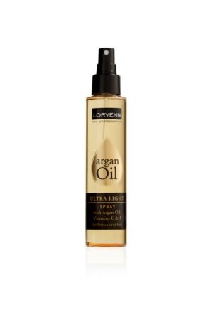 Подхранващо масло-спрей за тънка и третирана коса Lorvenn Argan Oil Ultra light 125 мл