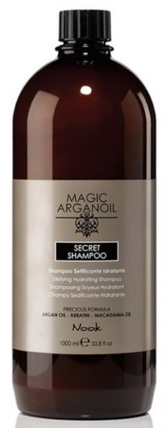 Шампоан с арган, кератин и макадамия - Nook Magic ArganOil Secret Shampoo 1000 мл. 