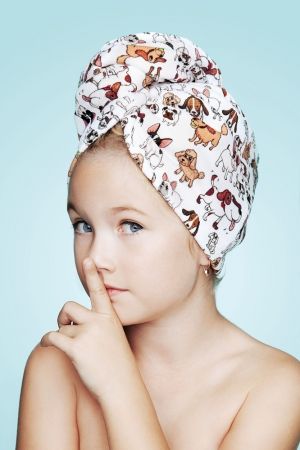  Кърпа за подсушаване на коса - AGLIQUE AMICI - KIDS  