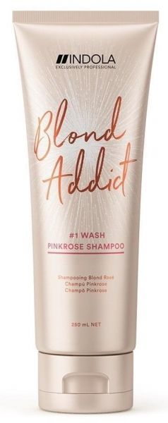 Шампоан за розово русо - Indola Blond Addict Pink Rose Shampoo 250мл