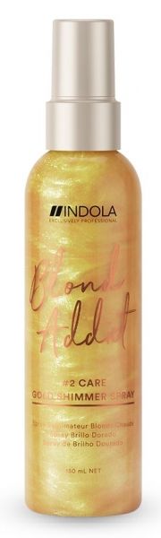 Спрей балсам със златни частици - Indola Blond Addict Gold Shimmer Spray 150 мл