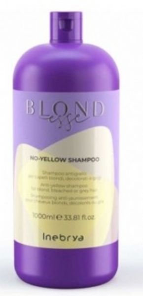 Анти- жълт шампоан за изрусена коса -Inebrya Ice Cream No-Yellow Shampoo 1000 мл.