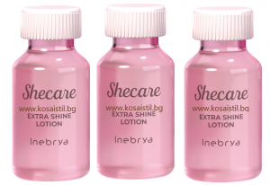 Възстановяваща ампула за увредена коса - Inebrya Shecare Extra Shine Lotion 3 бр x12 мл