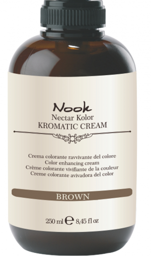 Оцветяваща маска Кафяво  - Nook Kromatic Cream Brown 250 мл
