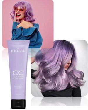 Оцветяващ CC Крем Лавандула Виолет - CC cream Brelil Lavender Viole t-150 мл