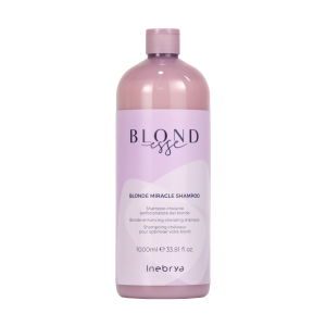 Подсилващ русото шампоан за суха коса - Inebrya Blondesse Blonde Miracle Shampoo 1000 мл