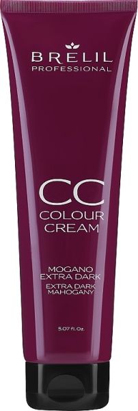 Оцветяващ CC Крем Тъмен Махагон - Brelil Professional CC Cream Extra Dark Mhogany -150 мл